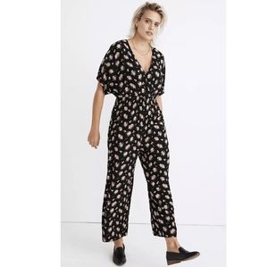 Smocked-Waist Jumpsuit in Homestead Bouquet